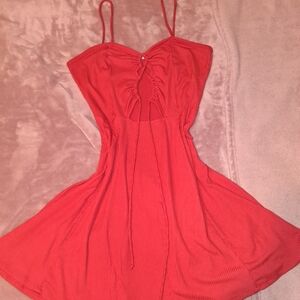 EARTHBOUND Vibrant Red Dress